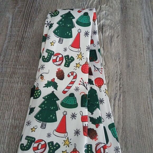 Christmas Necktie Christmas Party Fun Christmas Theme Print Tie NEW - Picture 3 of 5